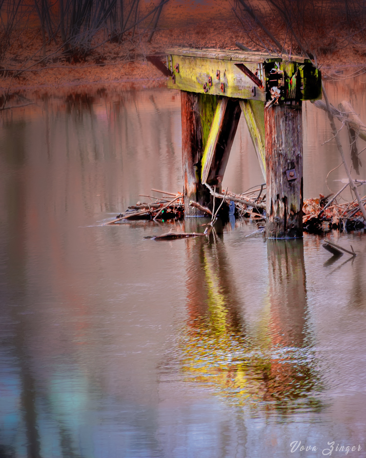 Remains of the Bridge: A Poetic Response to Vova Zinger’s Photography #WordPrompt #Bridge #Poetry&nbsp;#Photography